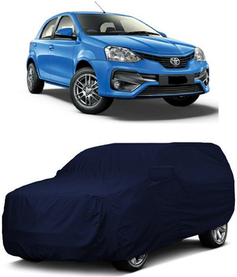 ANTOFY Car Cover For Toyota Etios Liva 1.4 GXD Diesel (With Mirror Pockets)(Blue)