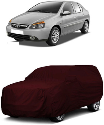 ANTOFY Car Cover For Tata Indigo eCS (With Mirror Pockets)(Maroon)