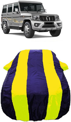 Wegather Car Cover For Mahindra Bolero (With Mirror Pockets)(Yellow)