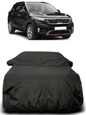 Autoprime Car Cover For Kia Seltos GTX Plus AT D Diesel (With Mirror Pockets)(Grey)