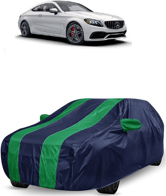 ANTOFY Car Cover For Mercedes Benz C-Class C 63 S AMG (With Mirror Pockets)(Green, Blue)