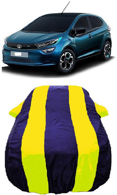 Wegather Car Cover For Tata Altroz EV (With Mirror Pockets)(Yellow)