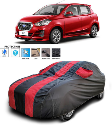 PAGORA Car Cover For Nissan Go (With Mirror Pockets)(Red)