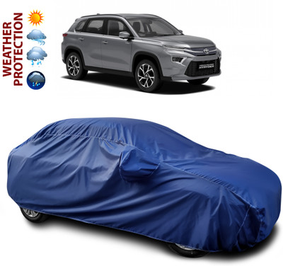 CODOKI Car Cover For Toyota Universal For Car (With Mirror Pockets)(Blue)