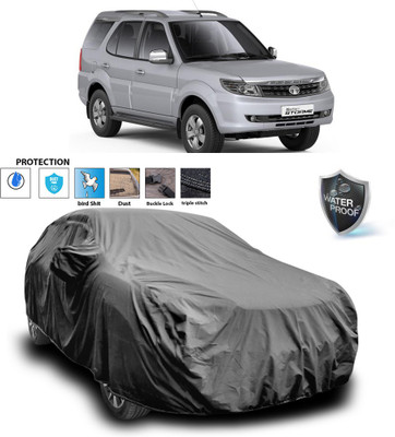 PAGORA Car Cover For Tata Safari Storme (With Mirror Pockets)(Grey)