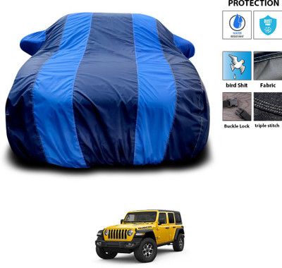 PAGORA Car Cover For Jeep Wrangler (With Mirror Pockets)(Blue)