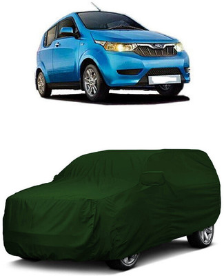 ANTOFY Car Cover For Mahindra e2oPlus P4 (With Mirror Pockets)(Green)