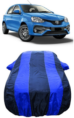 Wegather Car Cover For Toyota Etios Liva 1.4 GXD Diesel (With Mirror Pockets)(Blue)