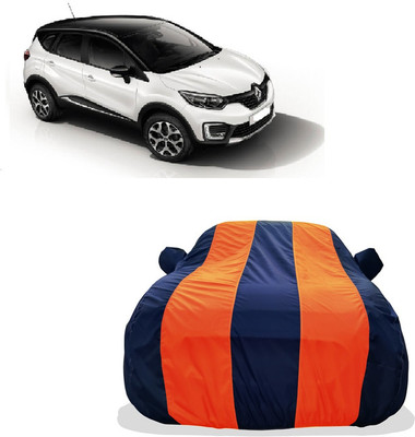 Tricway Car Cover For Renault Captur 1.5 Petrol RXT (With Mirror Pockets)(Orange)