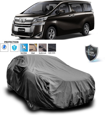 PAGORA Car Cover For Toyota Vellfire (With Mirror Pockets)(Grey)