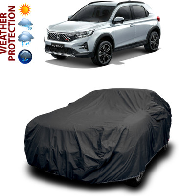 CODOKI Car Cover For Honda WRV Edge Edition i-VTEC S Petrol (With Mirror Pockets)(Black)