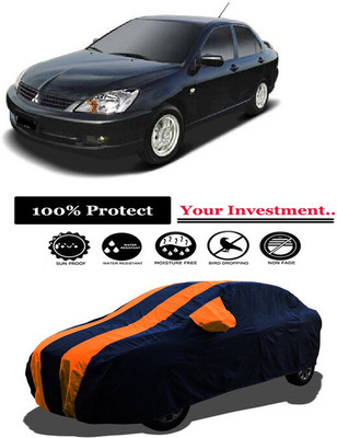 Amexride Car Cover For Mitsubishi Lancer Cedia (With Mirror Pockets)(Orange)