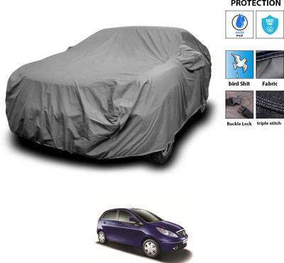 PAGORA Car Cover For Tata Vista Tech (With Mirror Pockets)(Grey)