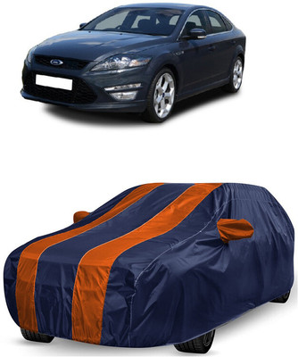 ANTOFY Car Cover For Ford Mondeo Titanium 1.6 TDCi (With Mirror Pockets)(Orange, Blue)