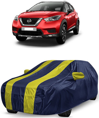 ANTOFY Car Cover For Nissan Kicks XV 1.5 D (With Mirror Pockets)(Yellow, Blue)
