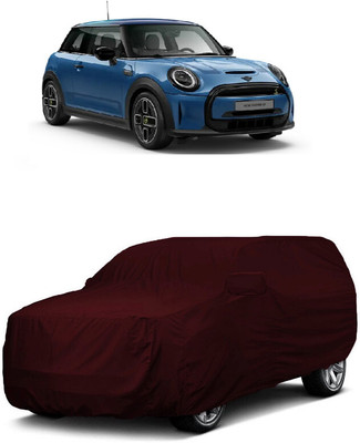 ANTOFY Car Cover For Mini Cooper Cooper SE (With Mirror Pockets)(Maroon)