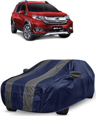 ANTOFY Car Cover For Honda BRV (With Mirror Pockets)(Grey, Blue)