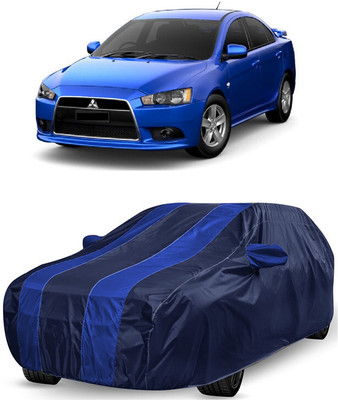 ANTOFY Car Cover For Mitsubishi Lancer (With Mirror Pockets)(Blue, Blue)