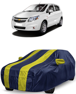 ANTOFY Car Cover For Chevrolet Sail UVA (With Mirror Pockets)(Yellow, Blue)