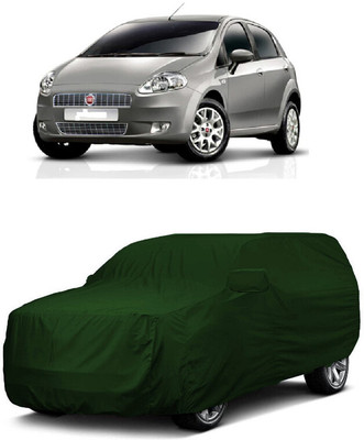 ANTOFY Car Cover For Fiat Punto Emotion 1.4L (With Mirror Pockets)(Green)