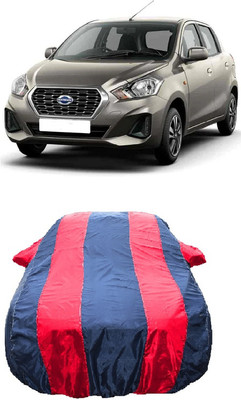 Wegather Car Cover For Datsun Datsun GO D Petrol (With Mirror Pockets)(Red)