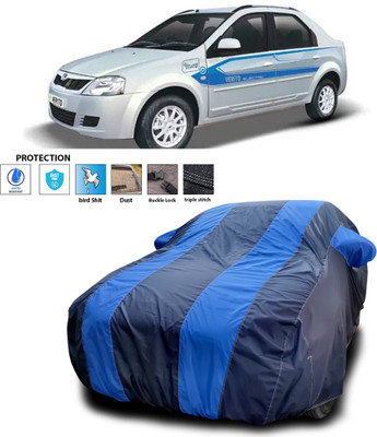 PAGORA Car Cover For Mahindra e-Verito (With Mirror Pockets)(Blue)