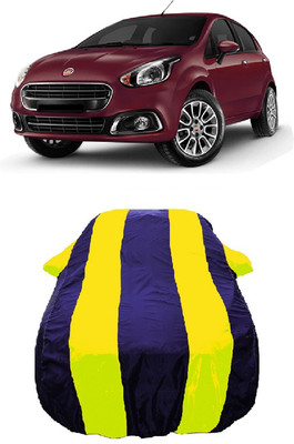 Wegather Car Cover For Fiat Grande Punto (With Mirror Pockets)(Yellow)