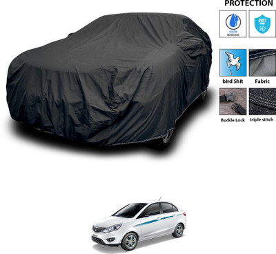 PAGORA Car Cover For Tata Zest (With Mirror Pockets)(Black)