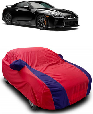ANTOFY Car Cover For Nissan GT-R 3.8 V6 (With Mirror Pockets)(Red, Blue)