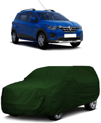 ANTOFY Car Cover For Renault Triber RXT (With Mirror Pockets)(Green)