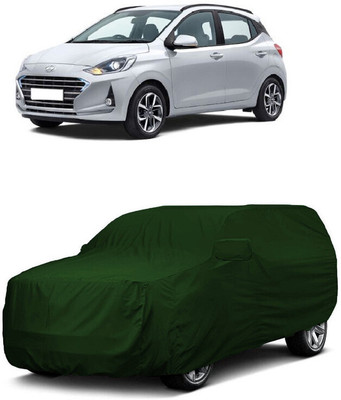 ANTOFY Car Cover For Hyundai Grand i10 Nios Magna CRDi Diesel (With Mirror Pockets)(Green)