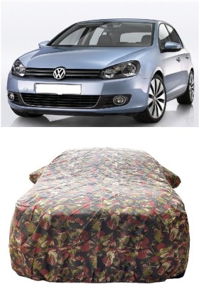 Wegather Car Cover For Volkswagen Golf 1.9 TSI (With Mirror Pockets)(Multicolor)