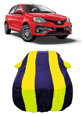 Wegather Car Cover For Toyota Etios Liva 1.4 VXD Dual Tone Diesel (With Mirror Pockets)(Yellow)