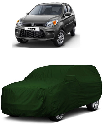 ANTOFY Car Cover For Maruti 800 (With Mirror Pockets)(Green)