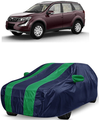 ANTOFY Car Cover For Mahindra XUV500 W10 1.99 mHawk (With Mirror Pockets)(Green, Blue)
