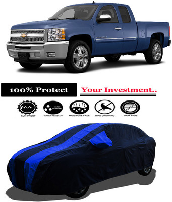 Amexride Car Cover For Chevrolet Silverado 4.8L (With Mirror Pockets)(Multicolor)