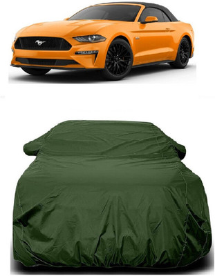 Autoprime Car Cover For Ford Mustang Facelift (With Mirror Pockets)(Green)