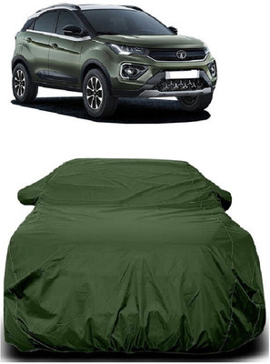 Autoprime Car Cover For Tata Nexon (With Mirror Pockets)(Green)