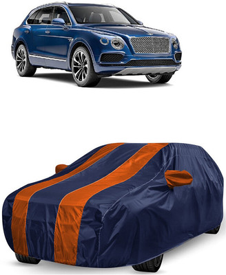 ANTOFY Car Cover For Bentley Bentayga V8 (With Mirror Pockets)(Orange, Blue)