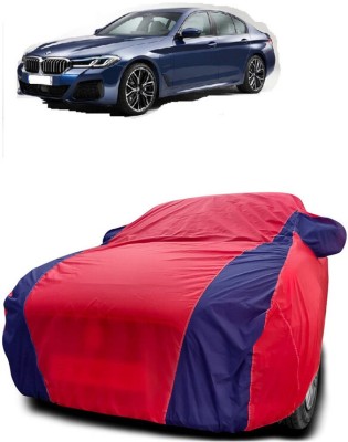 Autoprime Car Cover For BMW 5 Series 530i M Sport Petrol (With Mirror Pockets)(Red, Blue)