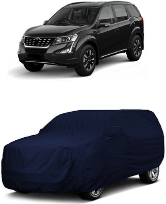 ANTOFY Car Cover For Mahindra XUV500 W11 Option AWD Diesel (With Mirror Pockets)(Blue)