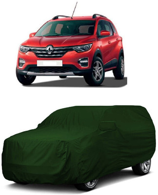 ANTOFY Car Cover For Renault Triber RXE Petrol (With Mirror Pockets)(Green)