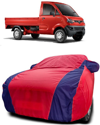 Autoprime Car Cover For Mahindra Jeeto (With Mirror Pockets)(Red, Blue)