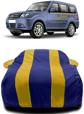 Autoprime Car Cover For Tata Sumo Grande MKII EX Turbo BSIII (With Mirror Pockets)(Yellow, Blue)