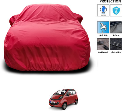 GOSHIV-car and bike accessories Car Cover For Tata Nano Genx (With Mirror Pockets)(Maroon)