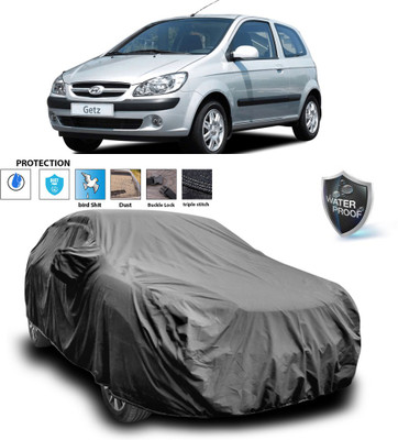 CODOKI Car Cover For Hyundai Getz (With Mirror Pockets)(Grey)