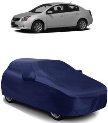 SUGASHRI Car Cover For Nissan Sentra 2.0 S (With Mirror Pockets)(Blue)