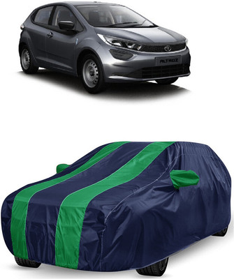 ANTOFY Car Cover For Tata Altroz XE Petrol (With Mirror Pockets)(Green, Blue)