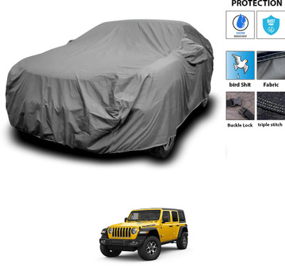 PAGORA Car Cover For Jeep Wrangler (With Mirror Pockets)(Grey)