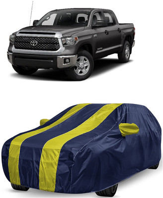 ANTOFY Car Cover For Toyota Tundra 5.7L V8 (With Mirror Pockets)(Yellow, Blue)